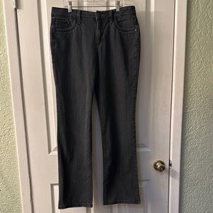 Classic straight leg black acid wash Women's Jeans size 12